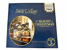 Department 56 Snow Village 'The Magic Of Christmas' Rare #4042406 picture
