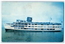 1954 Wilson Line Steamer State Pennsylvania New York City New York NY Postcard picture