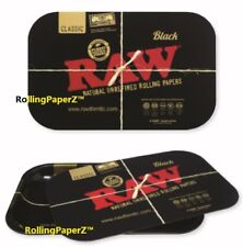 11x7 RAW Rolling Papers BLACK MAGNETIC TRAY COVER ONLY - TRAY NOT INCLUDED picture