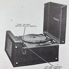 Vintage Original 1947 Dynavox Phono Model M-510 Wire Schematic Service Manual picture