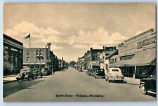 Wilmar Minnesota Postcard Street Scene Highways Logical Big Lake c1940 Vintage picture