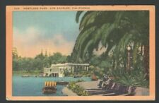 Vintage Postcard Westlake Park, Los Angeles, California  picture