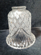 Frosted Glass Light Lamp Shade Globes Diamond Pattern 2
