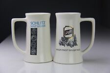 Pair of SCHLITZ Advertising Ceramic Beer Stein picture