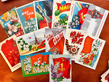 Lot of postcards Greeting Cards Soviet Propaganda 1 May 9th May picture