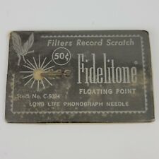 VTG 1940's Fidelitone Floating Point Long Life Phonograph Needle, Permo Inc picture