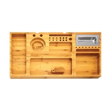 RAW Triple Flip Bamboo Rolling Tray - Elevate Your Rolling Experience picture