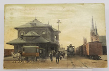 1911 Atlantic CoastLine Railroad Depot Washington Petersburg Virginia Postcard picture