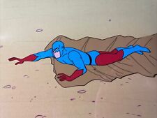 THE ATOM animation cel 1960's production art background sci-fi Marvel comics I12 picture