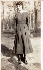 Pretty Young Woman RPPC Postcard c.1915 MC picture