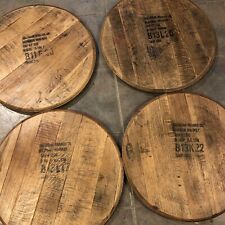 Authentic STAMPED Bourbon Whiskey Barrel Head, Lid, Oak, Blank Heads, picture