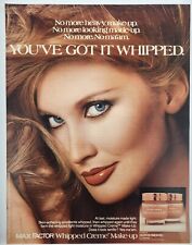 1979 Max Factor Whipped Creme Make Up Vintage Print Ad picture