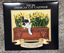 2001 American Cat Calendar Featuring Paintings of Lowell Herrero Lang Graphics picture