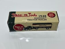 Snap-On Tools Ertl 1948 Diamond T Cab Tractor Trailer - New in Original Box picture