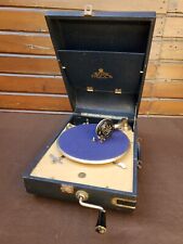 DECCA 10 Gramophone - WW2 - Rare Navy Blue Model - 1930s picture