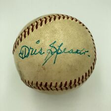 Stunning Tris Speaker Single Signed Official American League Baseball JSA COA picture