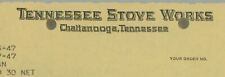 1947 Tennessee Stove Works Chattanooga TN Modern Maid Stove Invoice 423 picture