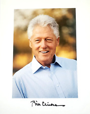 Autograph BILL CLINTON 42nd President Hand Signed 8X10 PHOTO picture