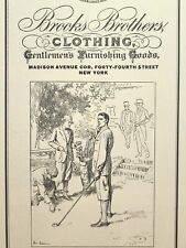 Brooks Brothers Golf Wardrobe Sport Clothes Boston Newport Vintage Print Ad 1930 picture