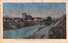 Wartha Bardo Poland Germany Panorama View Bergsturz Antique Postcard J72200 picture