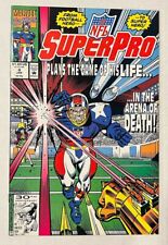 NFL Super Pro #4 1992 Marvel Comic Book picture