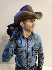 Western Lasso Cowboy Very Detailed Resin Cast Height 12.5