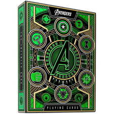 theory11 Avengers Playing Cards by Marvel Studios (Green) picture