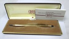 Vintage Cross Ball Point Pen 1/20 10k Gold Filled In Box w/ Manual ICN BLACK INK picture