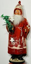 Exceptional Early Long Robe Santa 8” German Santa Original Santa Candy Container picture
