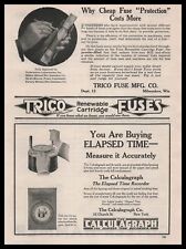 1921 The Calculagraph Company New York Elapsed Time Recorders Vintage Print Ad picture
