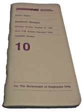 OCTOBER 1991 NORFOLK SOUTHERN PIEDMONT DIVISION EMPLOYEE TIMETABLE #10 picture