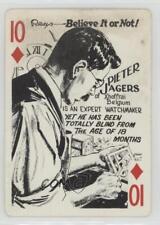 1960s Stancraft Ripley's Believe It or Not Playing Cards Pieter Jagers #10D 0w6 picture