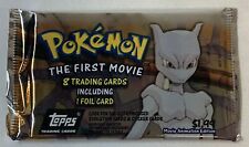 1998 Topps sealed pack ~ POKEMON THE FIRST MOVIE trading cards picture