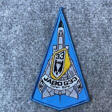 United States Air Force Vintage Military Jet Sew On Patch JABO G33 USAF picture