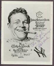 Ralph Houk Signed w/Inscription 1968 Photo to Al Kilgore NY Yankees J1794 picture