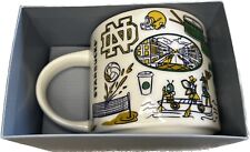 Notre Dame University 14oz Been There Series Ceramic Mug NEW IN BOX Starbucks picture