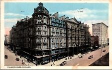 Vintage Palmer House State & Monroe Streets Chicago Postcard picture