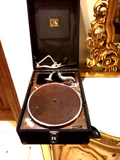 Harrods His Masters Voice Gramophone Model portable  102C RARE picture