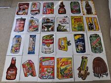 2012 Topps Series 1 Wacky Packages Poster Complete Set All 24 Not folded Mint picture