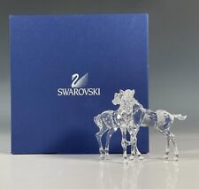Swarovski Crystal Figurine ~ Foals ~ Retired, Etched Backstamp, Box, MINT picture