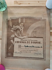 RARE CARLOS PRIO SOCARRAS PRESIDENT REPIBLIC 1950 AWARD SIGNED AUTOGRAPH picture