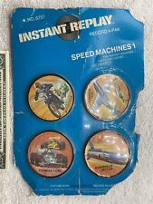 1971 Sealed Mattel Instant Replay Speed Machines 1 5737 Motorcycle P-51 Jet Car picture