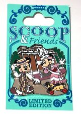 LE Disney Pin ✿ Mickey Mouse Minnie Scoop Sanderson & Hildegard Retired NEW Toy picture