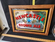 Vintage Newcastle Beer Mirror Sign Advertising For Bar Pub Man Cave  picture