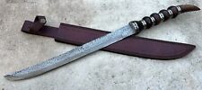 24” Short Sword High Carbon Steel Intricate Ring Tailed Stinger Handle Brass picture