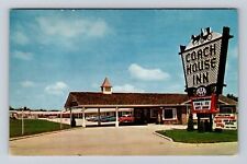 Springfield MO-Missouri, Coach House Inn, Advertising, Antique Vintage Postcard picture