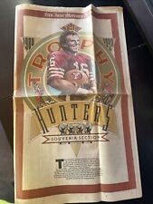 49ers WIN SUPER BOWL NEWSPAPER February 4th 1990 JOE MONTANA COVER picture