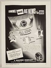 1951 Print Ad Halco Toy Dolls, Holsters, Costumes Halpern Co. Pittsburgh,PA NY picture