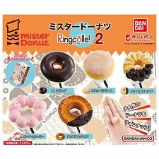 Ringcolle mister Donut Part.2 Mascot Capsule Toy 5 Types Full Comp Set Gacha picture