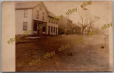 Postcard West Lebanon, Ohio? Village Street Scene RPPC Real Photo 1904-1920s Ew picture